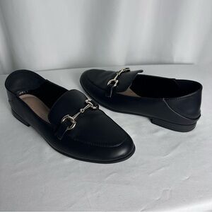BCBGeneration Zeldi Black Leather Loafers women’s 7.5 soft leather
